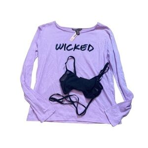 Victoria’s Secret Wicked Tee & Bralette Lot